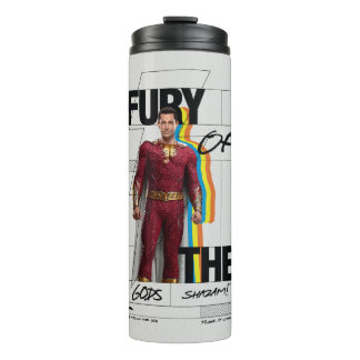 Garrafa Térmica SHAZAM! Fury of the Gods | Arte do estilo de álbum