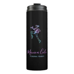Garrafa Térmica silhueta-malhação preto