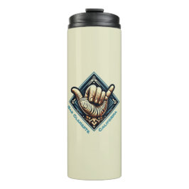 Garrafa Térmica Símbolo da Mão de Surfer