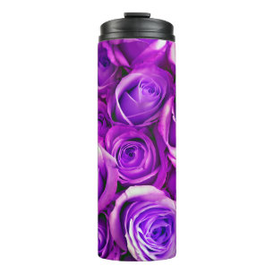 Garrafa Térmica Símbolo de Dia de os namorados de fundo de Rosas B
