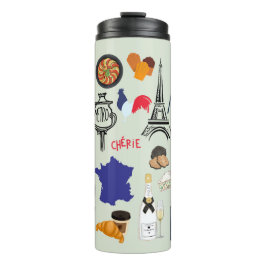 Garrafa Térmica Símbolos da França