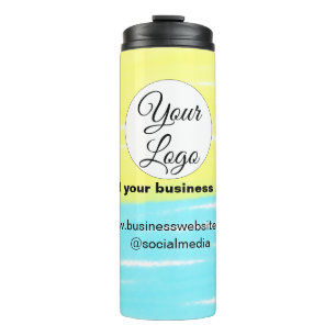 Garrafa Térmica simples e mínimo adicione seu logotipo/design BLU