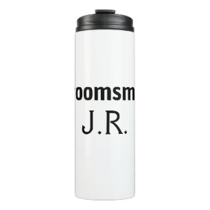 Garrafa Térmica SIMPLES MINIMAL adicione seu nome personalizado pa