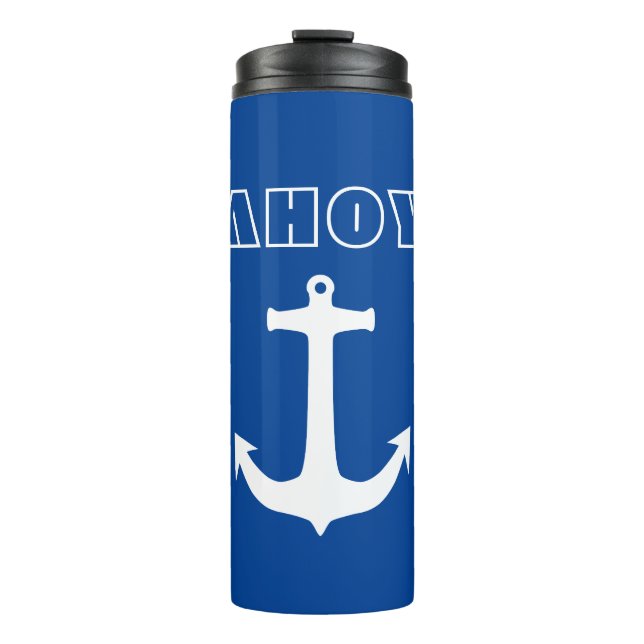 Garrafa Térmica Simples símbolos/ícones - ANCHOR + ideias (Frente)