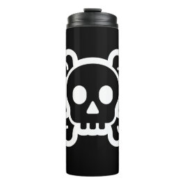 Garrafa Térmica Simplesmente símbolos/ícones - CRÂNIO & OSSOS +