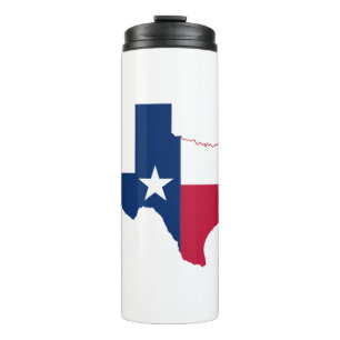 Garrafa Térmica Sinalizador de mapa do Texas