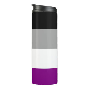 Garrafa Térmica Sinalizador de Orgulho Asexual