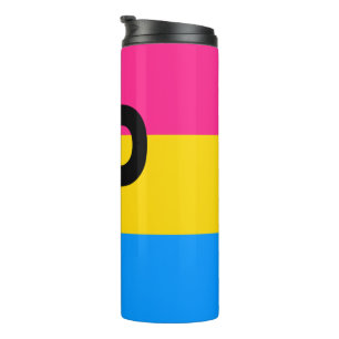 Garrafa Térmica Sinalizador do Orgulho Pansexual