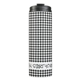 Garrafa Térmica Sinalizador do Verificador de Corrida Cavalheiros 