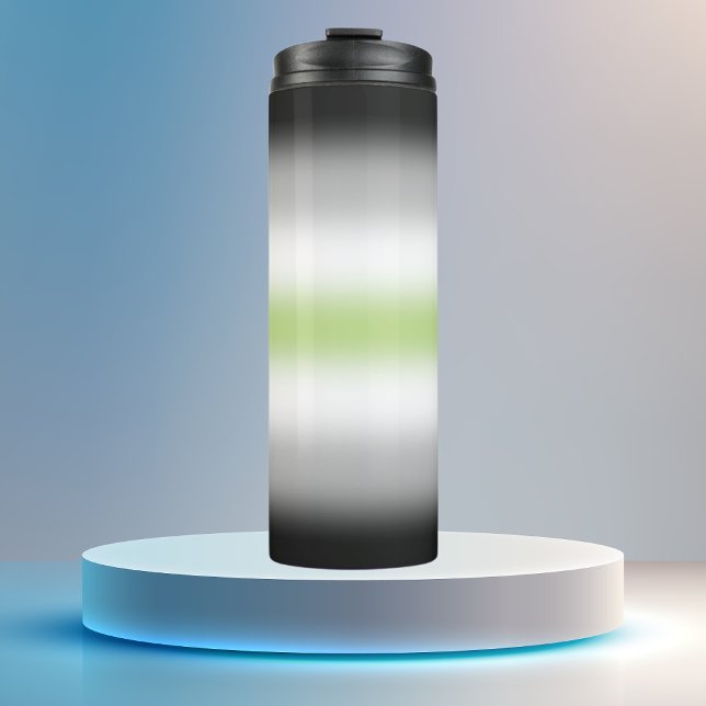 Garrafa Térmica Sinalizador Gradiente de Ordenação do Agender (Criador carregado)