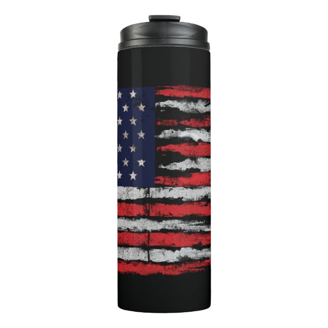 Garrafa Térmica Sinalizador Grunge U.S.A (Frente)