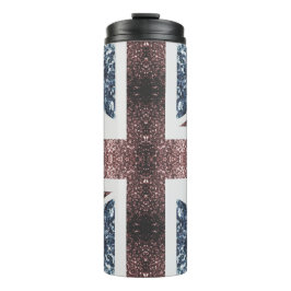 Garrafa Térmica Sinalizador russo do Reino Unido brilha vermelhos