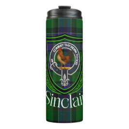 Garrafa Térmica Sinclair Scottish Clan Tartan & Crest
