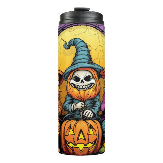 Garrafa Térmica Sinister Skeleton Gnomos (Frente)