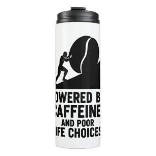 Garrafa Térmica Sisyphus Café Grind Funny Sarcastic Cote Mug