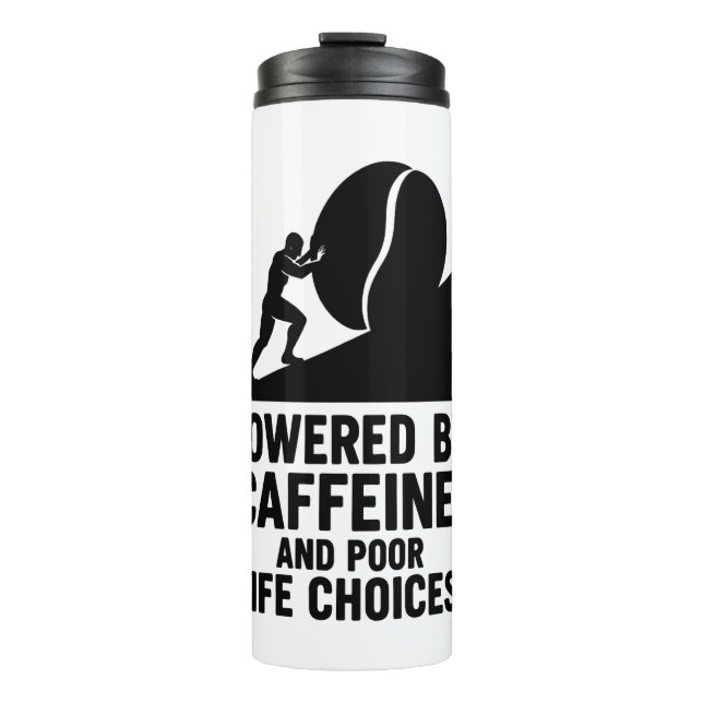 Garrafa Térmica Sisyphus Café Grind Funny Sarcastic Cote Mug (Frente)