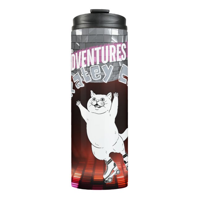 Garrafa Térmica Skatey Cat Thermal Tumbler (Frente)