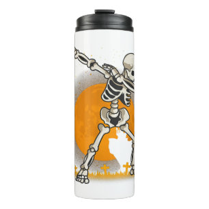 Garrafa Térmica Skeleton Halloween