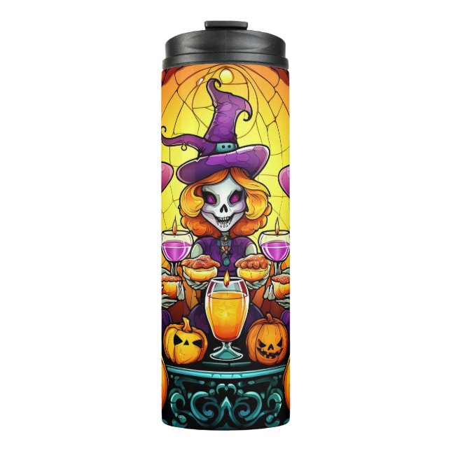 Garrafa Térmica Skeleton Witch Brew (Frente)