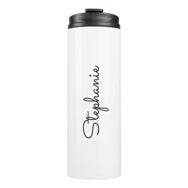 Garrafa Térmica Skinny Tumbler Personalizado Bridesmaid Ski (Frente)