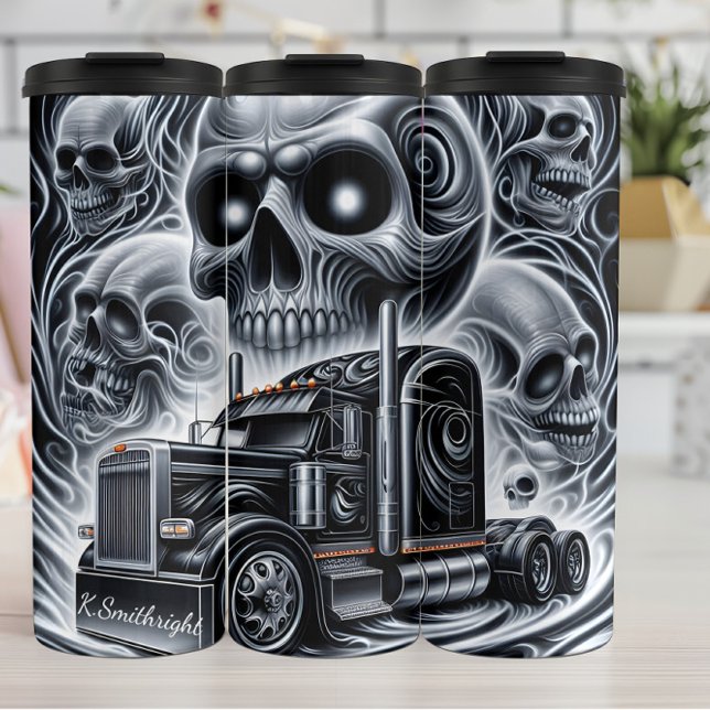 Garrafa Térmica Skull Truck Phantom Haul (Criador carregado)