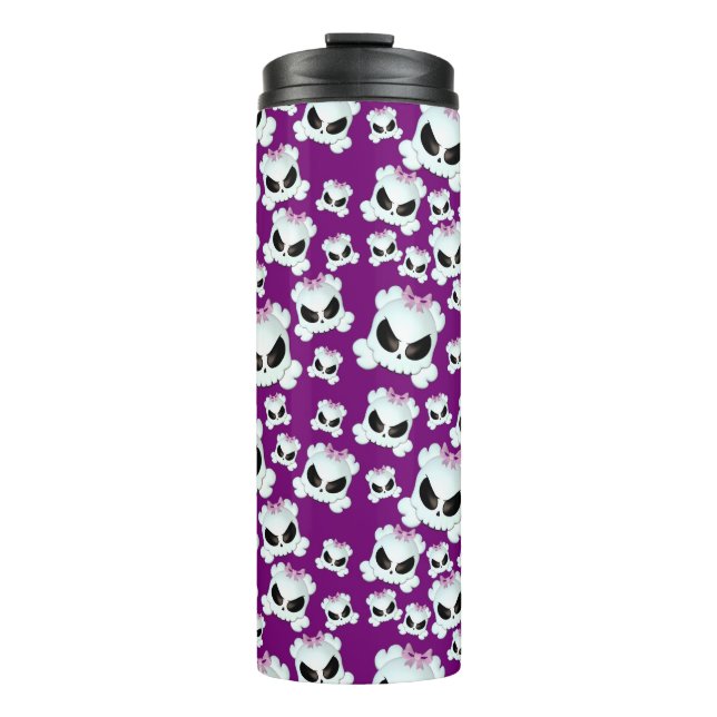 Garrafa Térmica Skullz feminino (Frente)