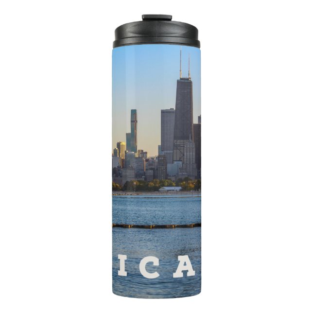 Garrafa Térmica Skyline Thermal Tumbler Chicago (Frente)
