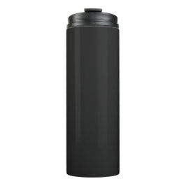 Garrafa Térmica Sleek Solid Black Thermal Tumbler for Hot Drinks