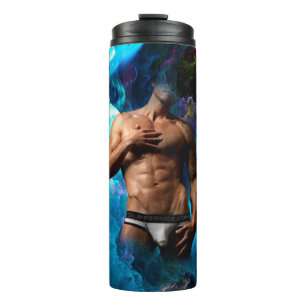 Garrafa Térmica SlipperyJoe's cueca masculina musculosa protuberân