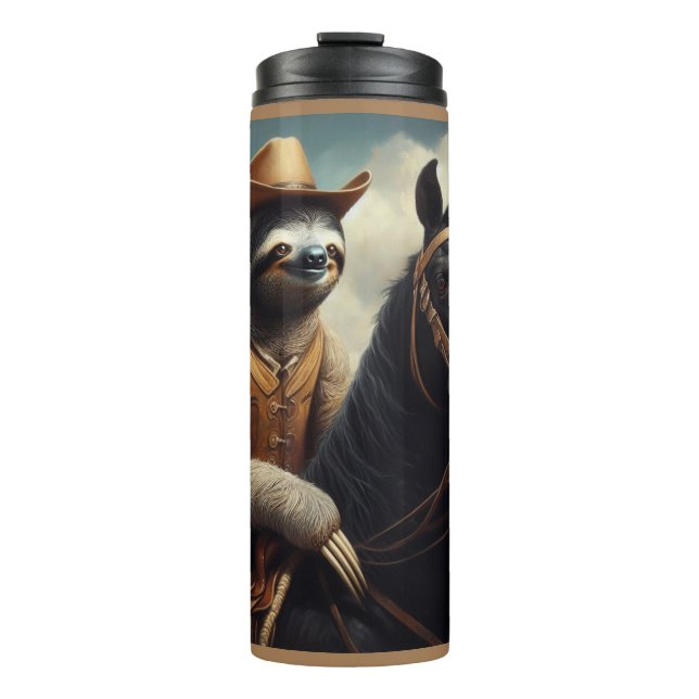 Garrafa Térmica Sloth Cowboy (Frente)