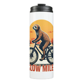 Garrafa Térmica Sloth Cycling Vintage Adventure Mountain Ride