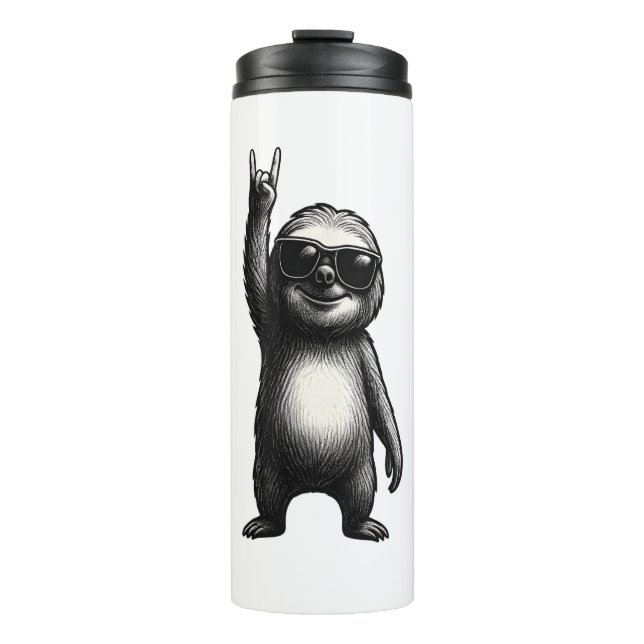 Garrafa Térmica Sloth Rocking Dance (Frente)