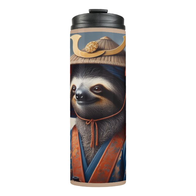 Garrafa Térmica Sloth Samurai (Frente)