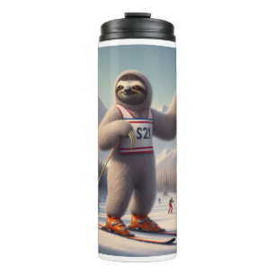 Garrafa Térmica Sloth Skiing