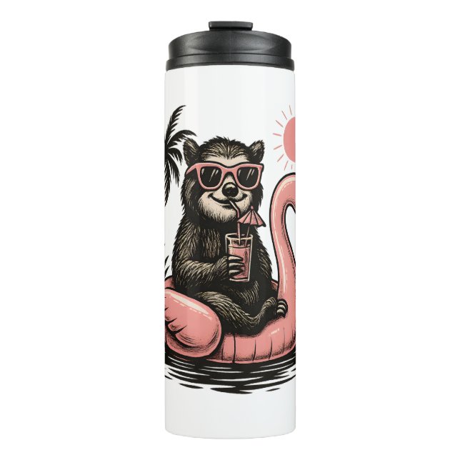 Garrafa Térmica Sloth Tired Sloth Hiking (Frente)