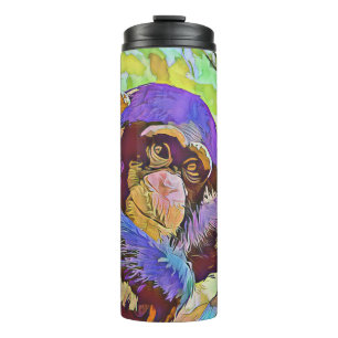 Garrafa Térmica smartmix animal - chimpanzé 3