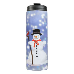 Garrafa Térmica Snowman, bebidas quentes