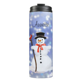 Garrafa Térmica Snowman, bebidas quentes Tumbler térmicas