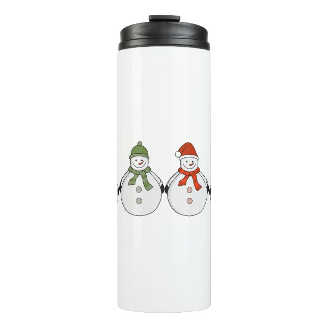 Garrafa Térmica Snowmen Winter veio (Frente)
