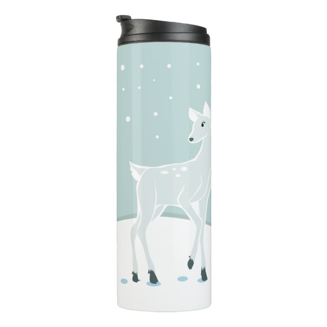 Garrafa Térmica Snowy Deer (Rotação à direita)