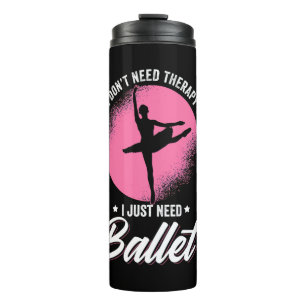 Garrafa Térmica Só preciso de dança de Balé