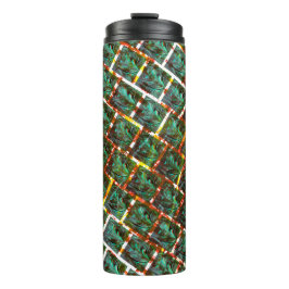 Garrafa Térmica Sob o grilo sujo e enferrujado