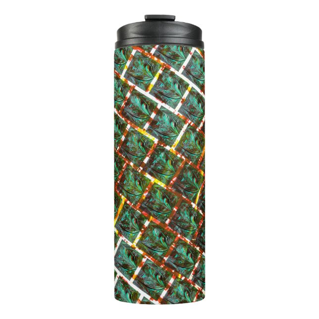 Garrafa Térmica Sob o grilo sujo e enferrujado (Frente)