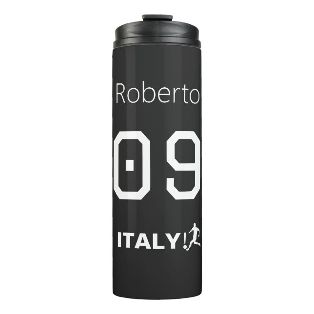 Garrafa Térmica Soccer Professional Monochrome Edition Personal (Frente)