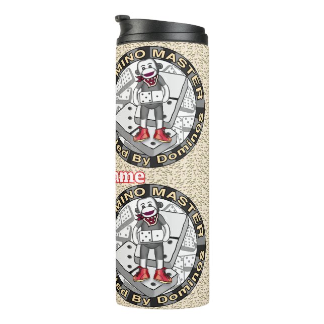 Garrafa Térmica Sock Monkey Domino Master tumbler (Rotação à direita)