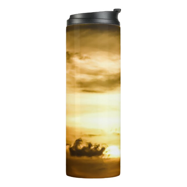 Garrafa Térmica Sol No Oceano Pacífico (Giro à esquerda)