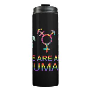 Garrafa Térmica Somos Todos Símbolos De Gênero Da Lgbt Humanos