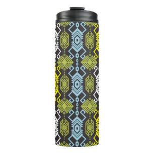 Garrafa Térmica Songket Tenun: Motif indonésio Tradicional.