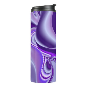 Garrafa Térmica Sonhos de Arco-Íris de Flor Roxo