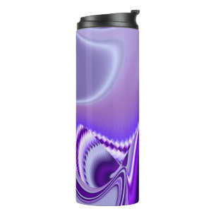 Garrafa Térmica Sonhos de Arco-Íris de Flor Roxo